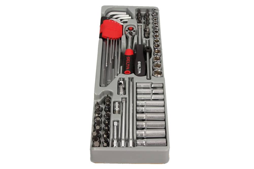 Set scule 1/4'' 64 piese modul 1/3''
