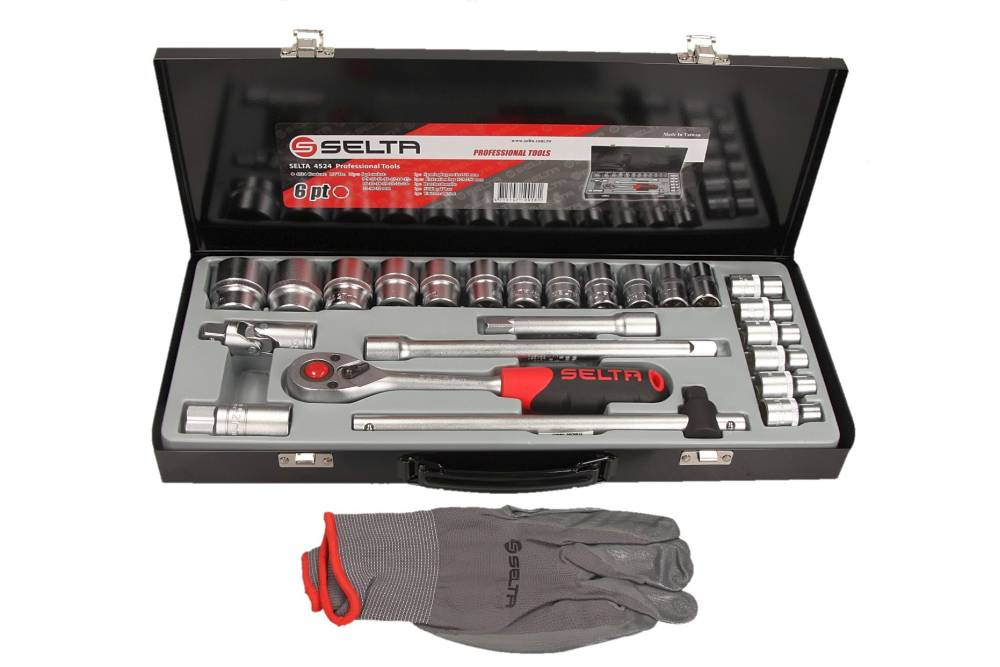 Set scule 1/2 6 latimi 24 piese
