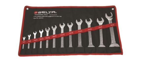 Set chei plate 12 piese 6x7-30x32 mm