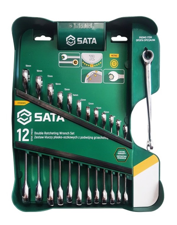 SET DE CHEI COMBINATE CU Clichet DUBLE 12 PIESE + CHEIE X-BEAM DE 10 MM CU Clichet