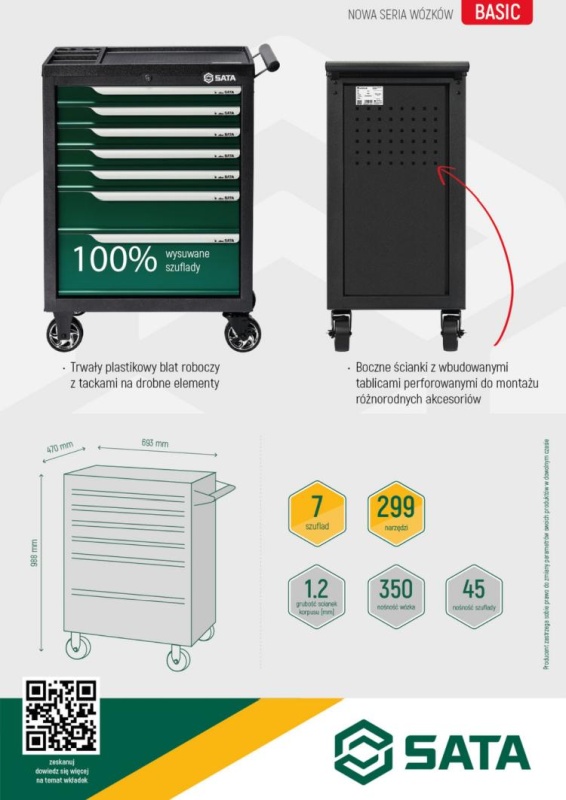 Trolley with equipment