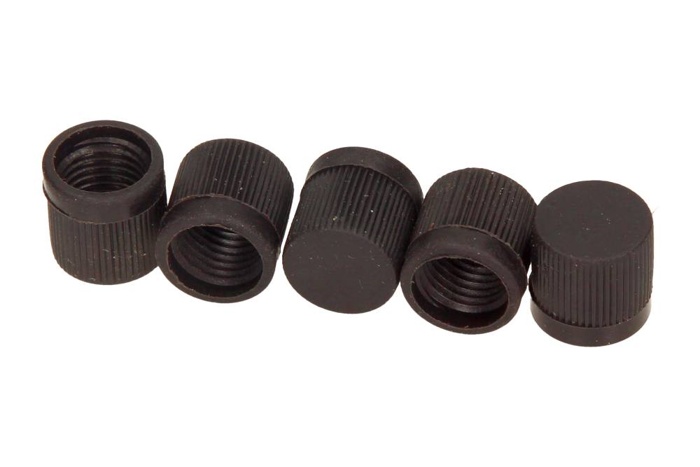 Capac supapă service negru 7/16"