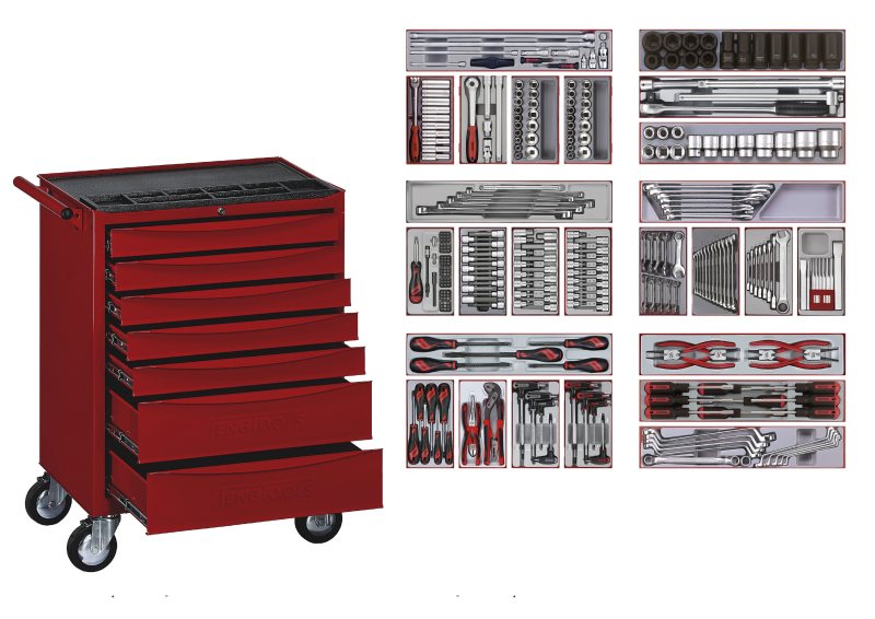 Trolley with equipment
