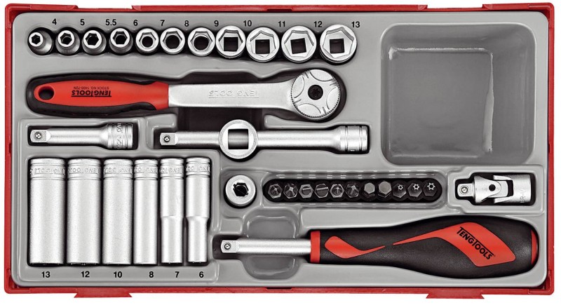 Insert with equipment for a workshop trolley