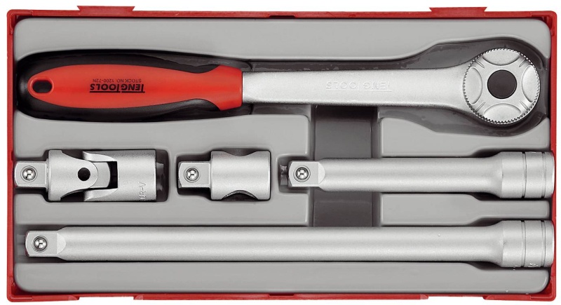 SET DE MANER CU Clichet CU MANER PATRAT. CU MANER DE 1/2'' TENG TOOLS TT1205