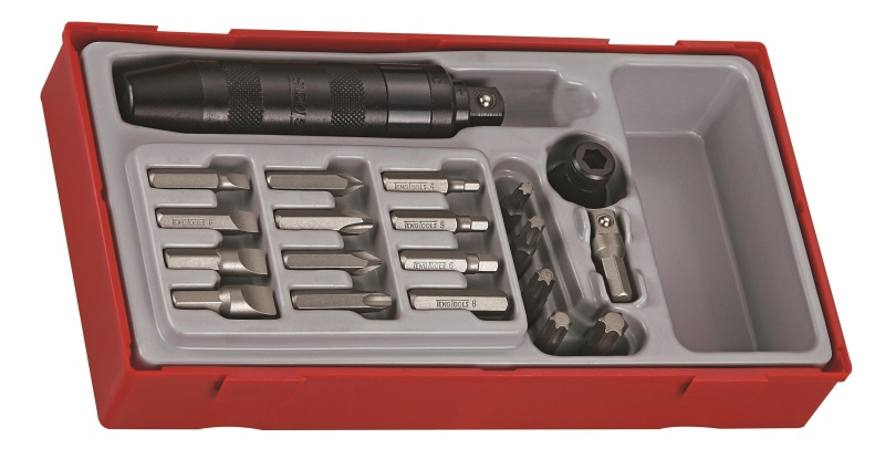 Insert with equipment for a workshop trolley