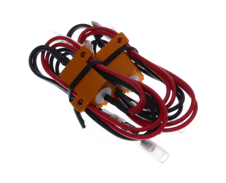 SET przewodow z opornikiem pentru semnal moto. LED