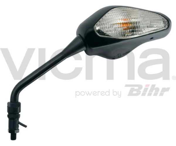 Oglinda exterioara stânga metal filet M10 negru