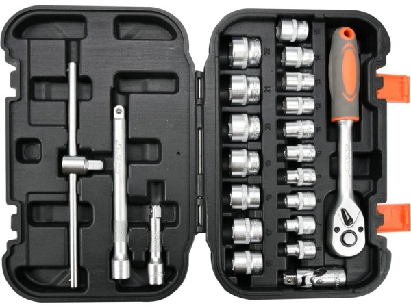 Set scule 3/8'' 22 piese