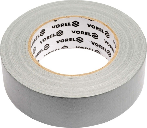 Banda adeziva textila 48 mm x 10 m argintiu