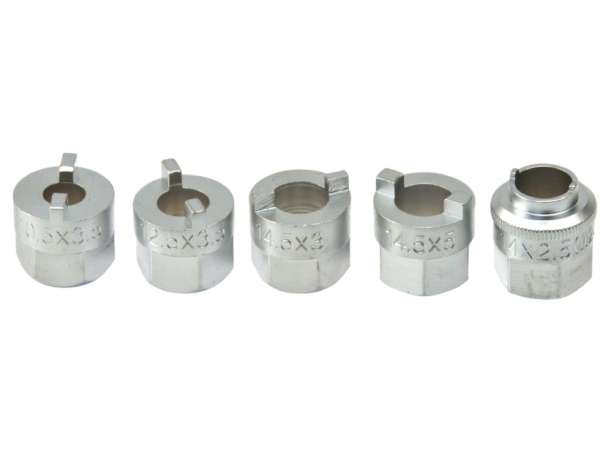 Set scule, tijă piston amortizor 10,5-14,5 mm 5 piese