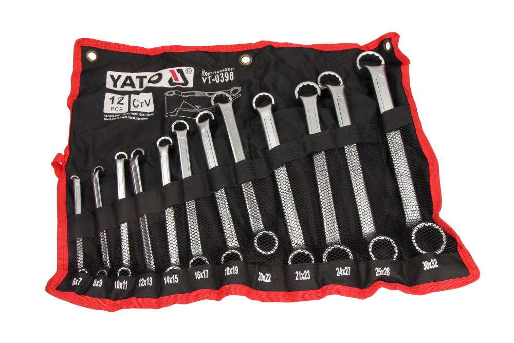 Cheie inelară cu offset 6-32 mm set 12 piese
