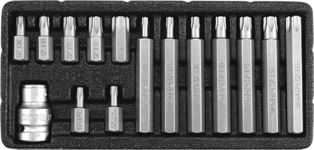 Set biti surubelnita securitate Torx T20-T55 15 piese