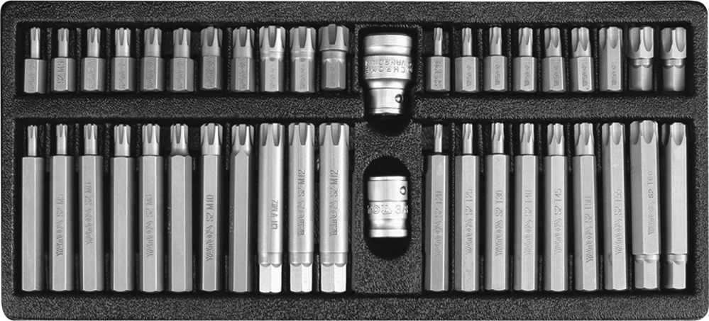 Set biti surubelnita Ribe securitate Torx 42 piese