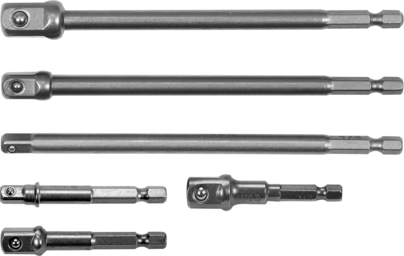 Bit pentru adaptor patrat hexagonal 1/4" 3/8" 1/2" 6 piese