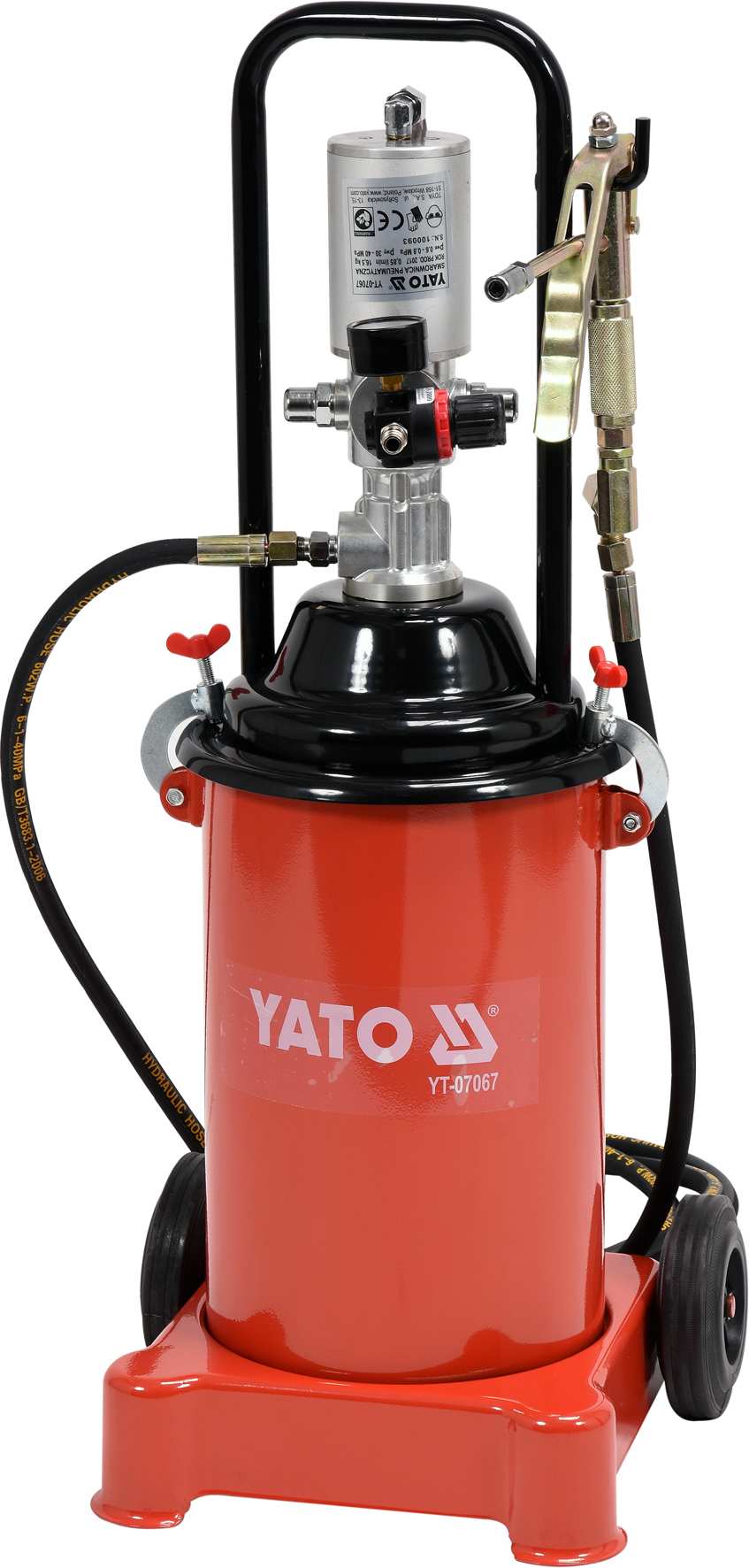 Presă de vaselină pneumatică 12L
