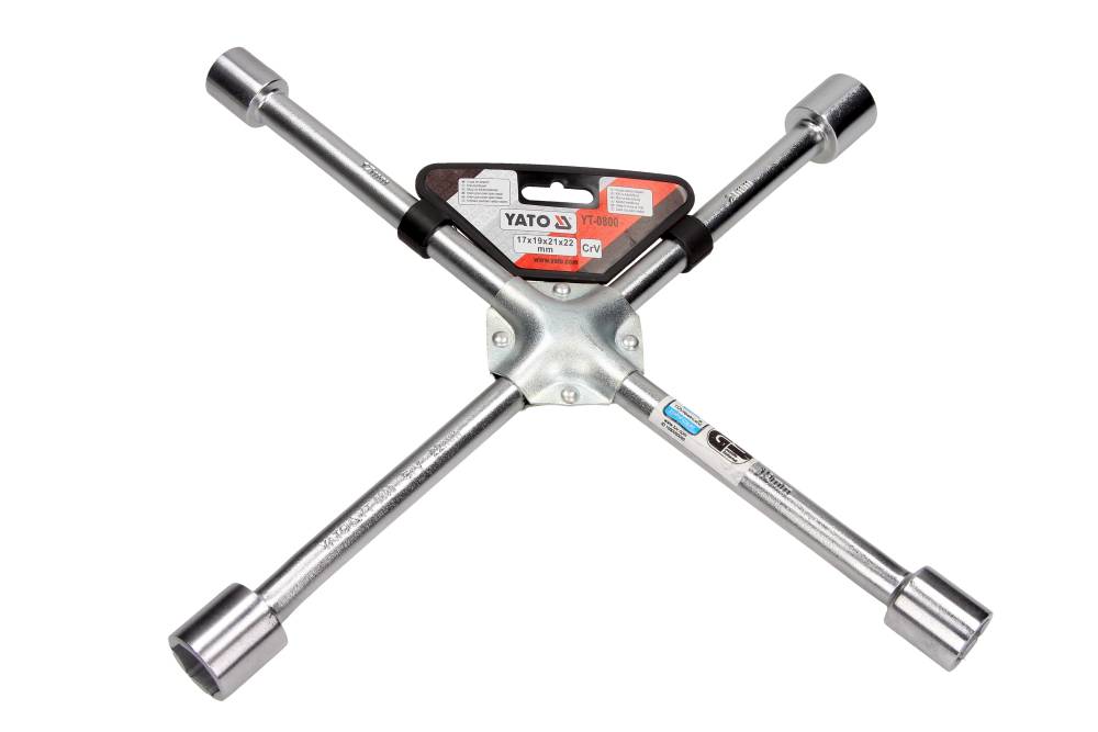 Cheie roată cruce Cr-V 17x19x21x22