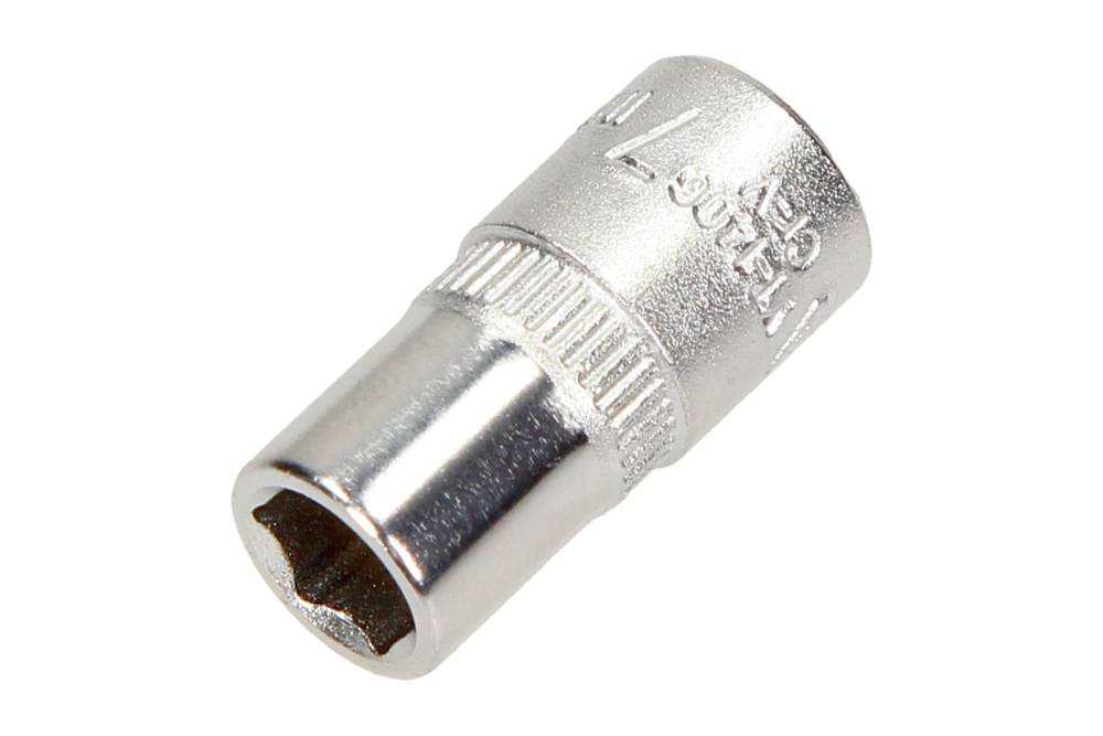 Tubulara de impact 1/4'' 7 mm x 25 mm scurt 6 laturi