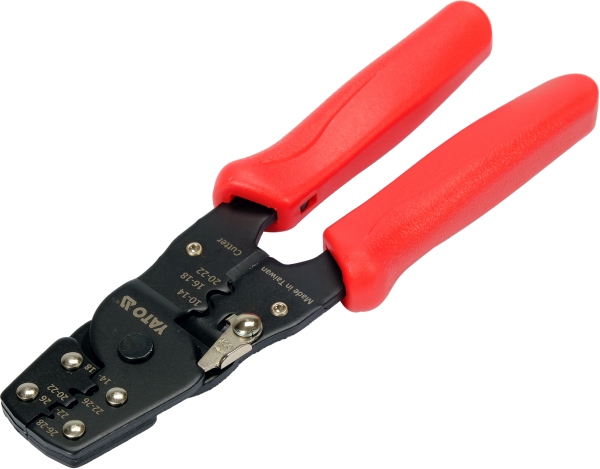 Cleste dezizolator pentru conectori de crimpare 0,08-6 mm2 2 funcții 180 mm