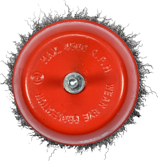 Perie sarma frontală tijă oțel inoxidabil 100 mm