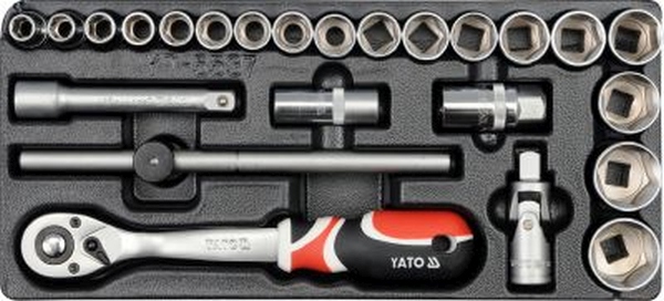 Insert with equipment for a workshop trolley