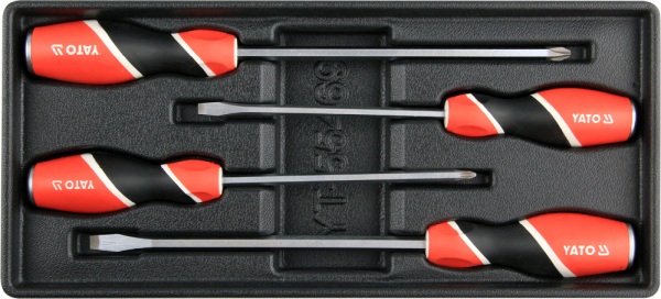 Insert with equipment for a workshop trolley