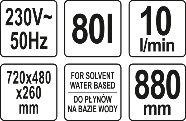 Statie de curatat 80 L
