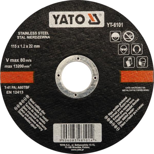 Disc debitare metal inox 115x1.2x22 mm