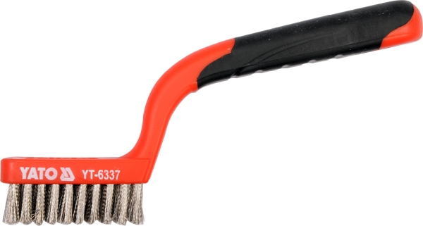 Perie sarma inox 3 randuri maner plastic
