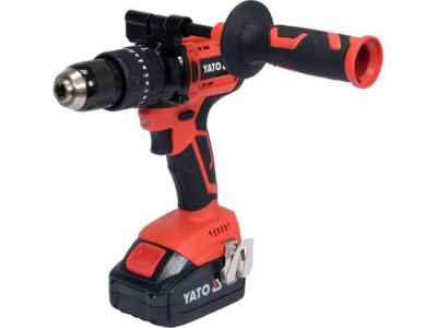 Maşină găurit şi înşurubat percuţie fără perii 18V 75 Nm set cu 1 baterie