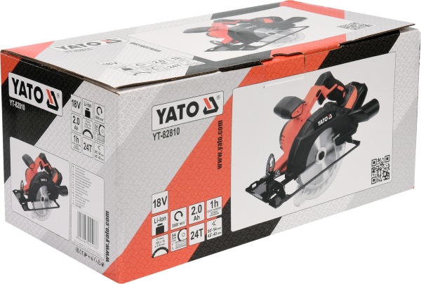 Fierastrau circular 165 mm 18V set 1x2Ah încărcător