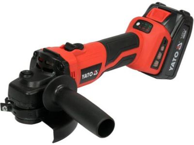 Polizor unghiular 18V 125 mm control al vitezei set 1x4Ah încărcător