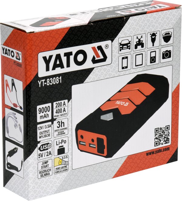 Aparat de pornire asistată (booster) 9000mAh 400A 12V