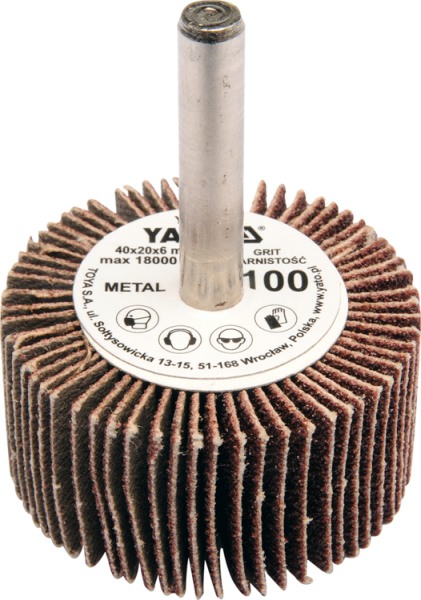 Disc abraziv în formă de frunză 40x20x6mm P120