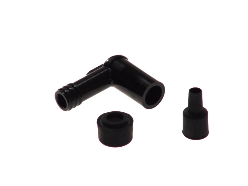 Manson cauciuc bujie scurt 14 mm negru