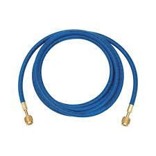 Set furtun de umplere unitate de service climatizare cauciuc 2,44 m albastru