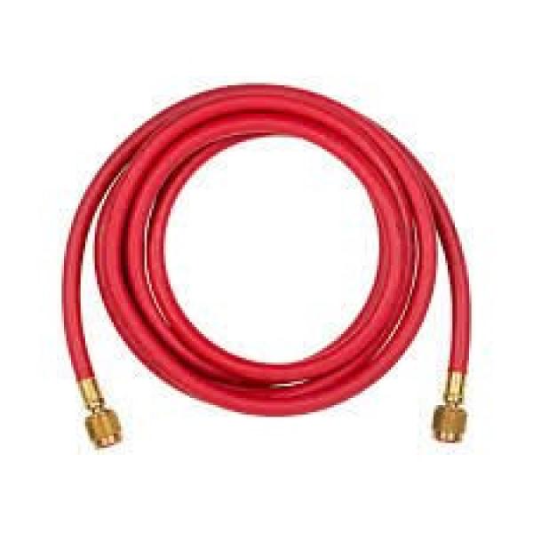 Set furtun de umplere unitate de service climatizare cauciuc 2,44 m rosu