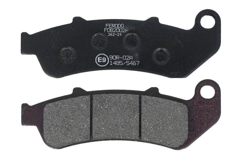 Set plăcuțe frână spate 125.0x44.3x8.8 mm 2 bucăți