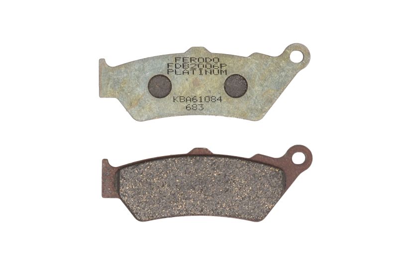 Set plăcuțe frână spate 108.5x40.0x7.7 mm 2 bucăți