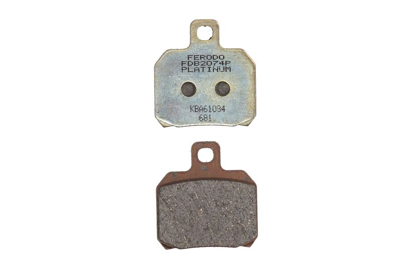 Set placute frana spate platina 51x54x7.5 mm