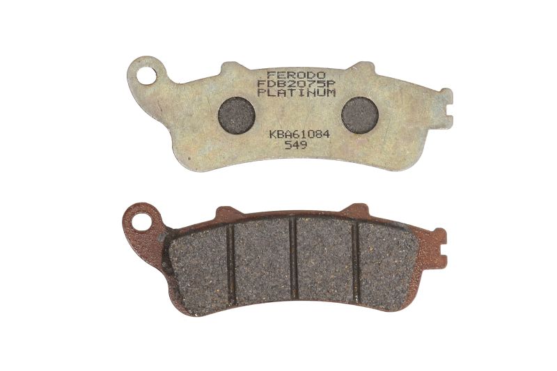 Set placute frana spate platina 115.6x41x9.4 mm