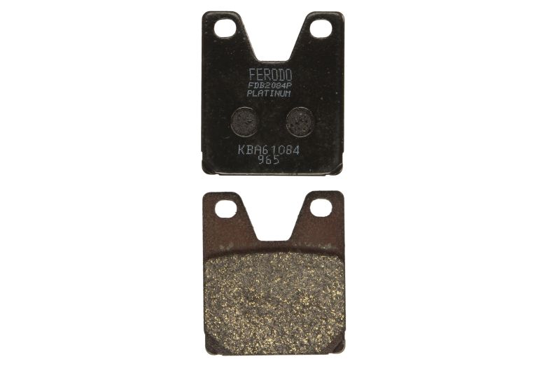 Set placute frana spate platina 51.9x59.8x8.6 mm