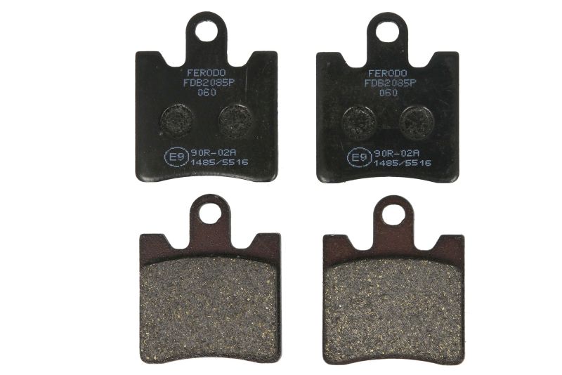 Set placute frana fata 44.8x53.5x8.6 mm platina 2 bucati