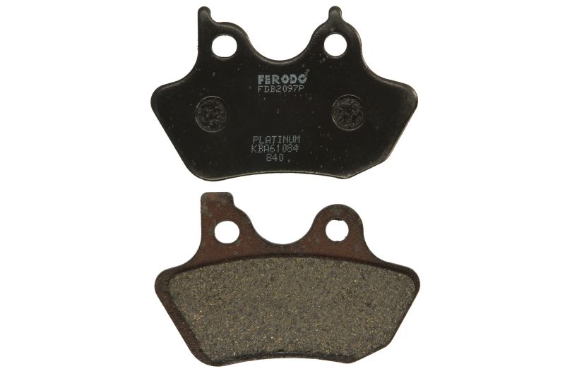 Set placute frana spate 98.1x65.0x8.1 mm platina 2 bucati