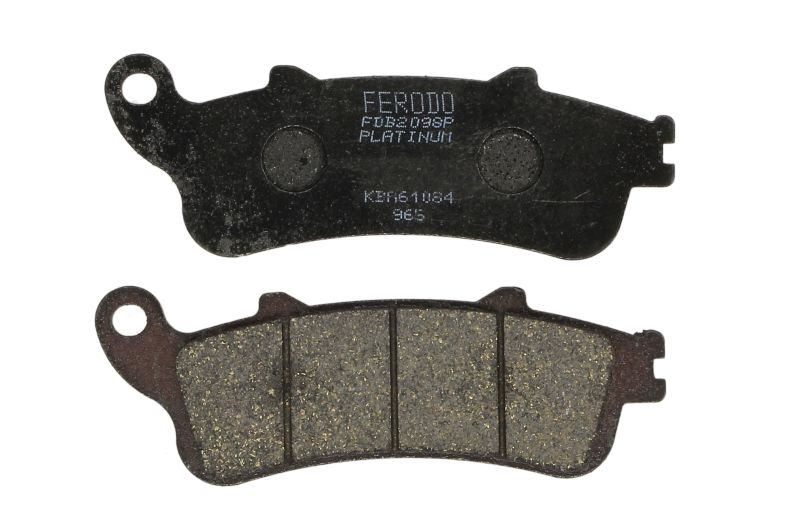 Set placute frana spate 115.6x41.0x8.3 mm platina 2 bucati