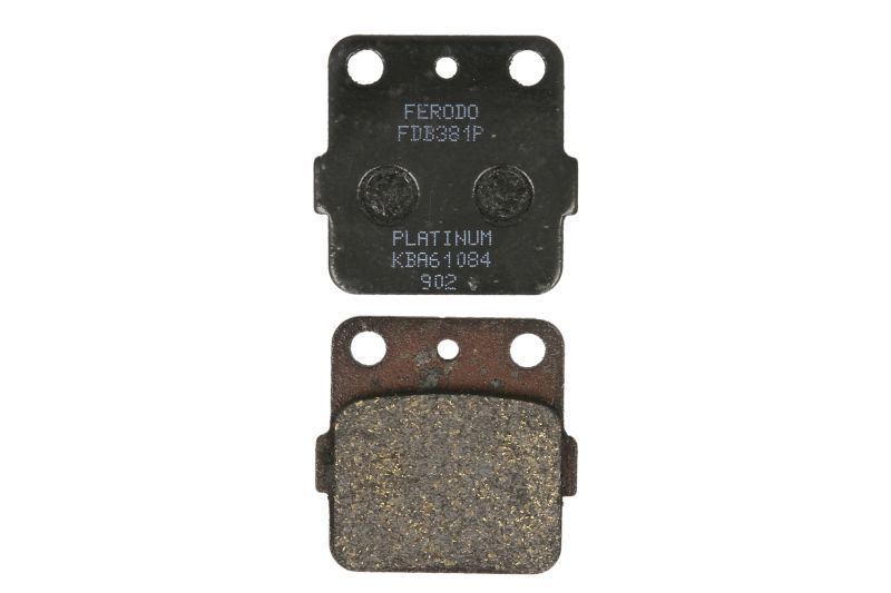 Set plăcuțe frână spate 46x45x7,3 mm material platină set 2 bucăți