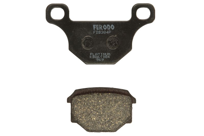 Set plăcuțe frână spate 88,1x49,1x7,5 mm material platină