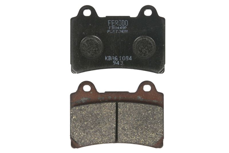 Set plăcuțe frână spate 74,9x54,8x10,7 mm 2 bucăți