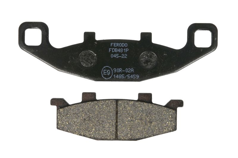 Set plăcuțe frână spate 95x35x8,8 mm 2 bucăți