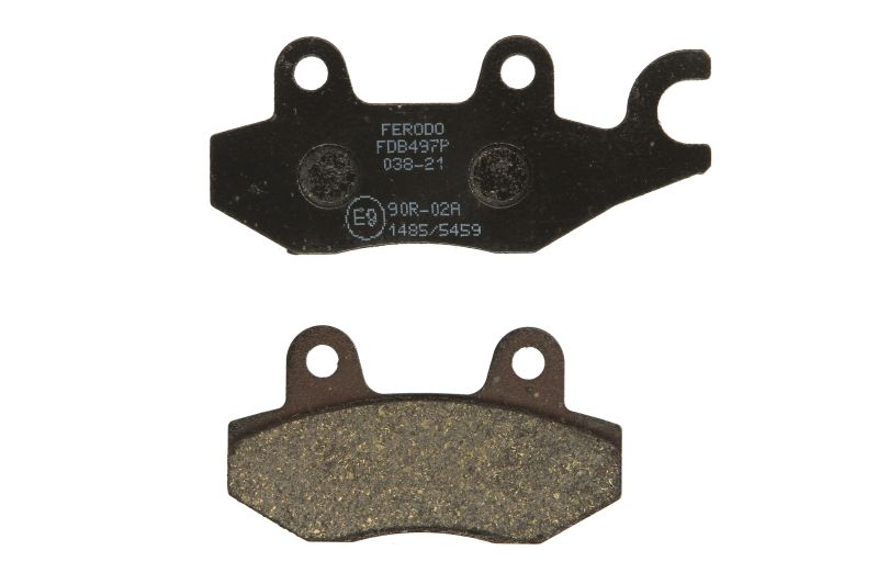Set plăcuțe frână spate 96,8x42,2x7,6 mm 2 bucăți